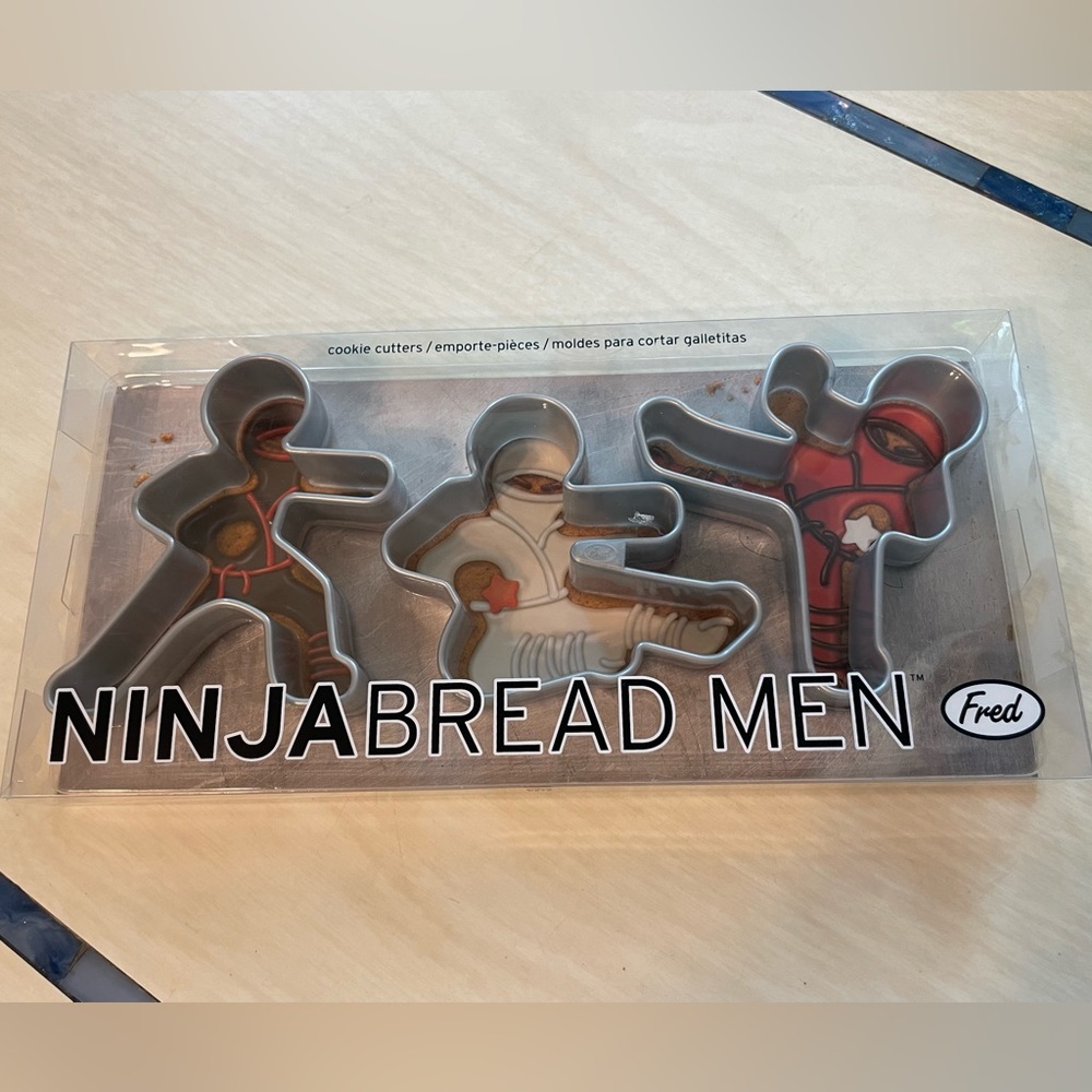 Ninjabread Men Cookie Cutters - new in box